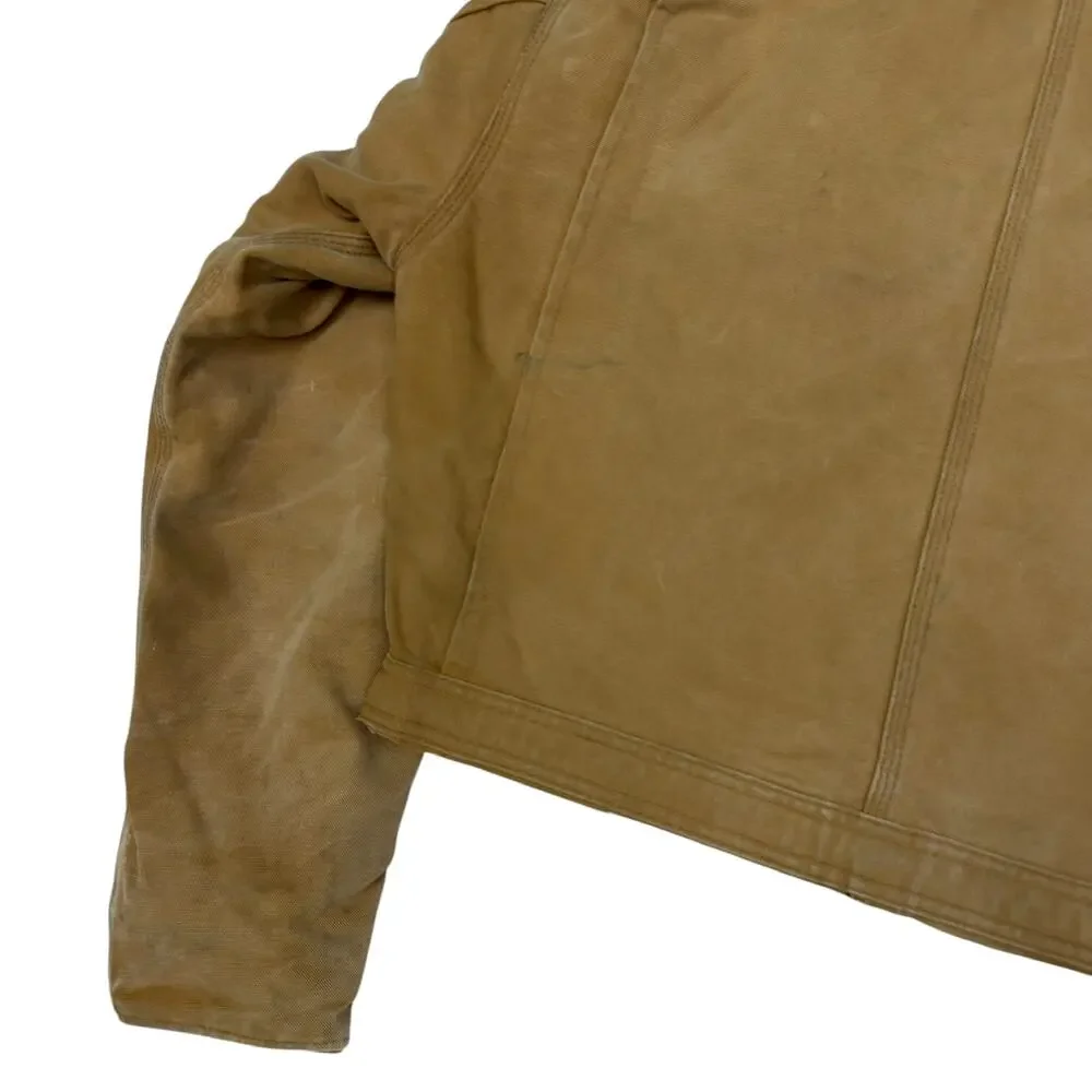 Carhartt cropped detroit style brown work wear jacket